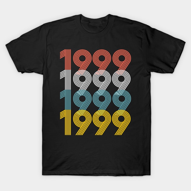 20th Retro Vintage 20 years 1999 birthday T-Shirt by AKSA shop